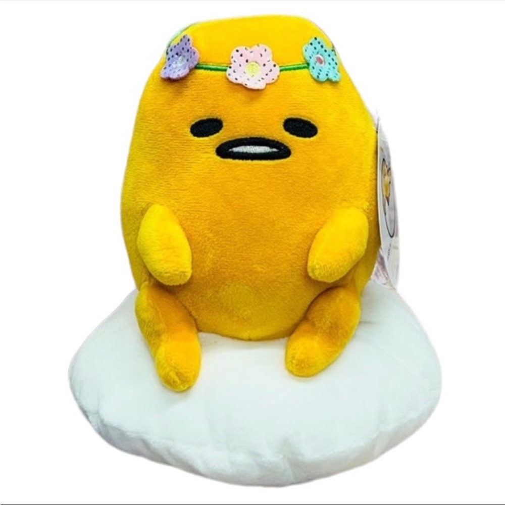 Easter Spring Gudetama The Lazy Egg Flower Child Super Soft Plush